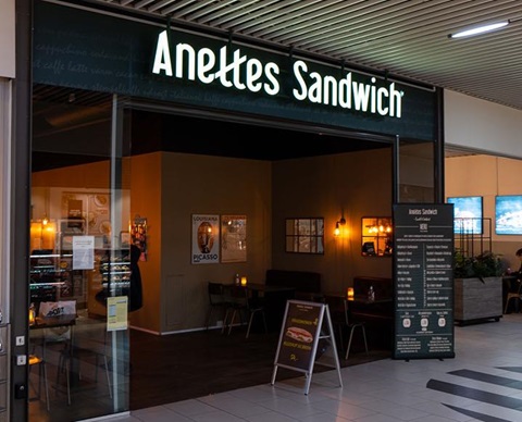 Anettes Sandwich Facadebillede
