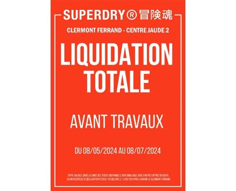 Liquidation superdry