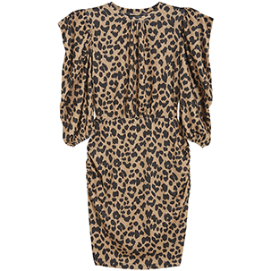Bild på leopardmönstrad klänning